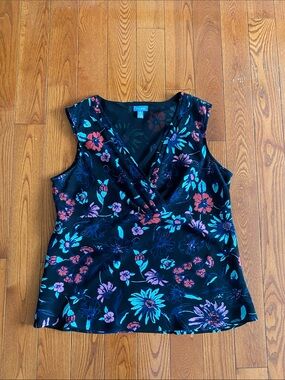 Tres You women’s size 12 short sleeve blouse lined